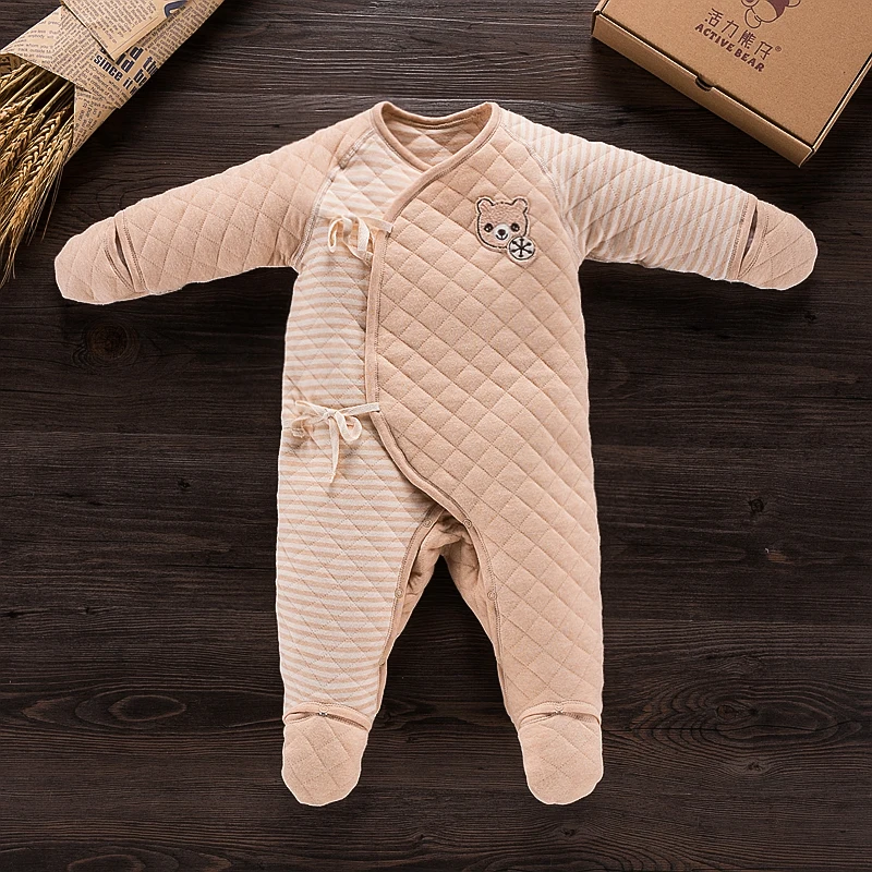 Newborn baby rompers high quality natural cotton infant boy girl