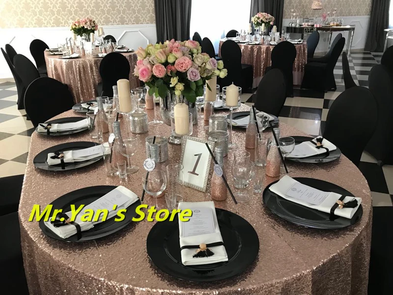 

B·Y sequin fabric by the yard Champagne Sequin Fabric for Clothes tablecloth table runner Backdrop Stage Party Wedding Decor