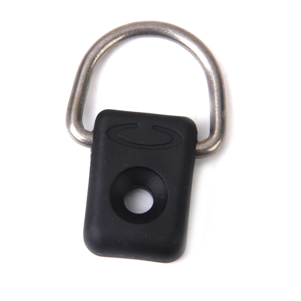 10Pcs Lightweight Nylon Kayak Boat Dinghy Rope Buckle Single Loop Deck Eye Water Sports Rowing Boats for Surfing Fishing Accesso