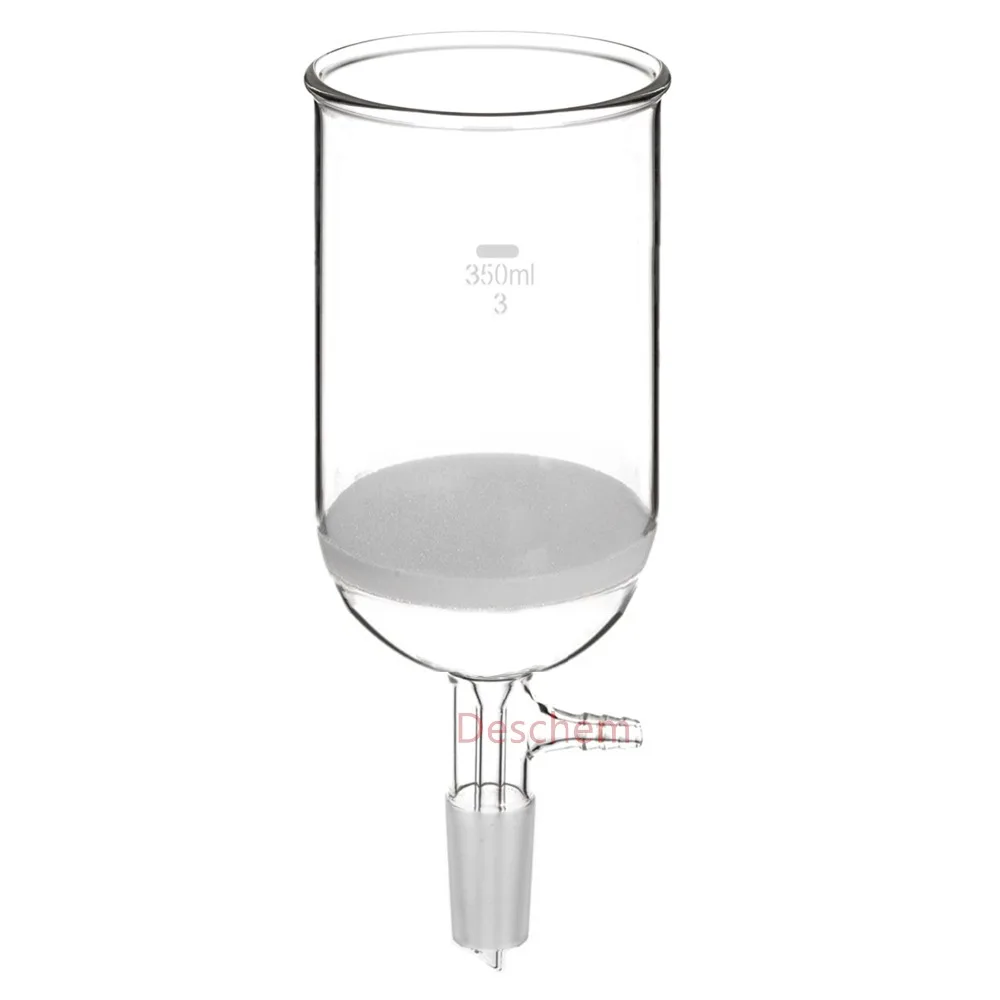 350ml,24/40,Glass Buchner Funnel,70mm Suction Filter,Vacuum Hose