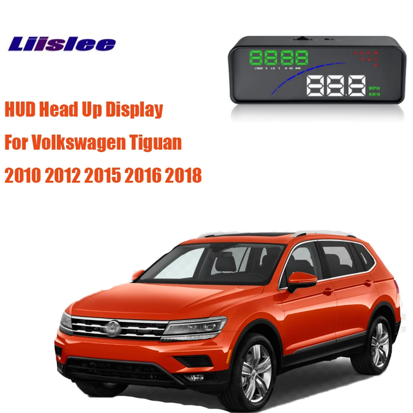 Liislee автомобилей HUD Head Up Дисплей OBD2 Интерфейс P9 для volkswagen tiguan 2010 2012 2015 206 2018 приглашение средний расход топлива