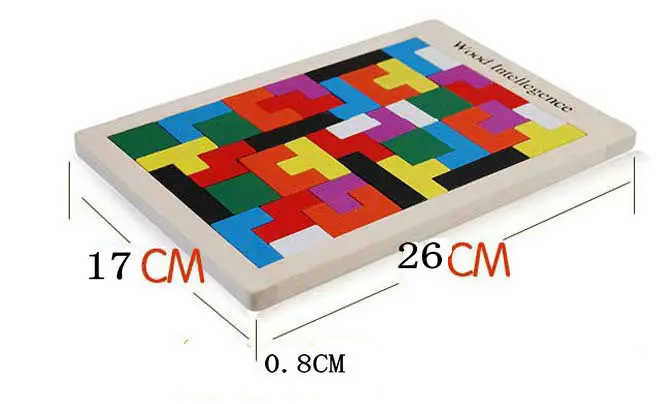 Детская деревянная головоломка, головоломка Тетрис, детские развивающие игрушки, деревянная головоломка Тетрис, детские игрушки