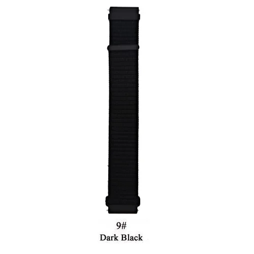 22 мм нейлоновый плетеный браслет на запястье быстро подходит ремешок для samsung Galaxy Watch 46 мм SM-R800/Galaxy Watch 46 SM-R810 мм/gear S3 Смарт часы - Цвет: 9
