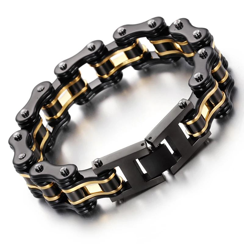MOGE Fashion Men's Jewelry Motorcycle Chain Stainless Steel Biker