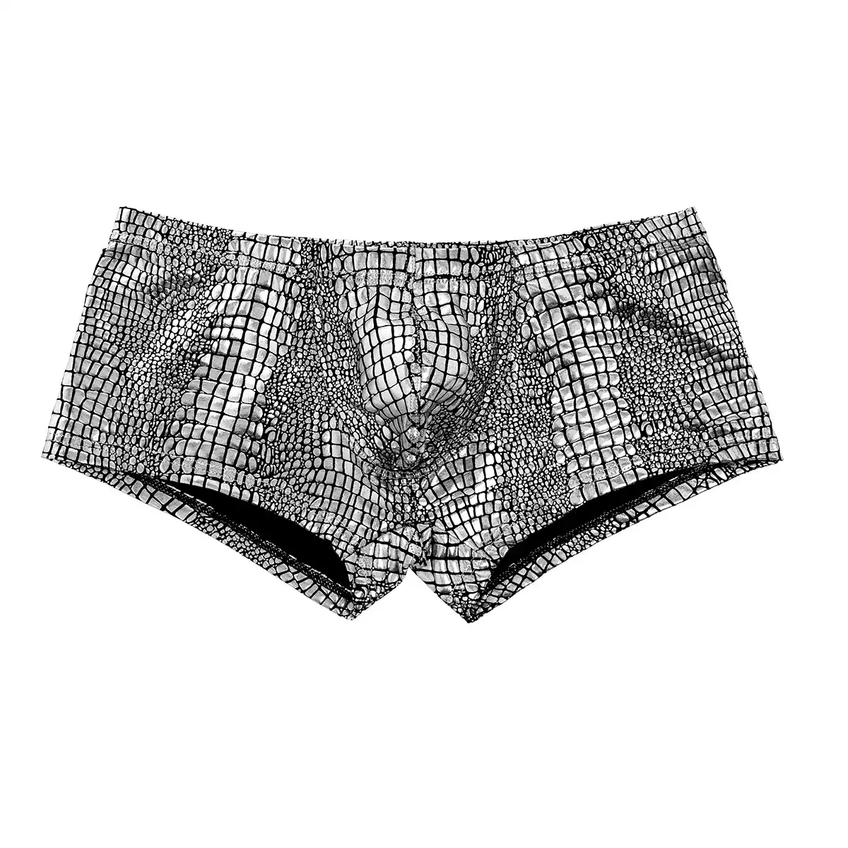 snakeskin swim trunks