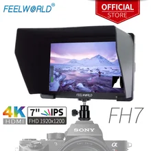 Feelworld 7 “1920×1200 IPS FHD 4 k HDMI Monitor de Campo Câmera para Câmera Cardan DSLR Rig com foco Peaking Histograma Zebra FH7