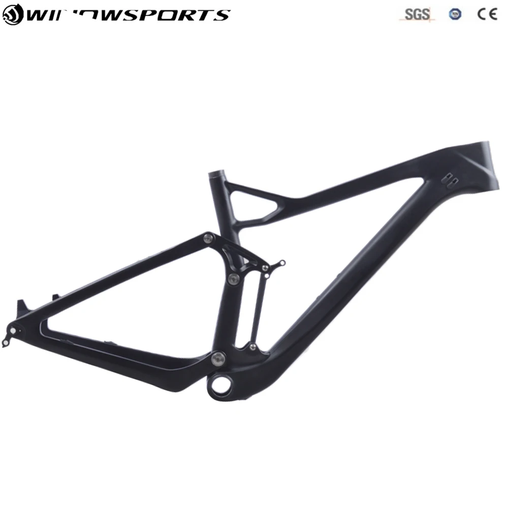 New Full Suspension Bike 29er Carbon mtb Bicycle frame DH 29er Chinese MTB Frameset High quality 29er MTB