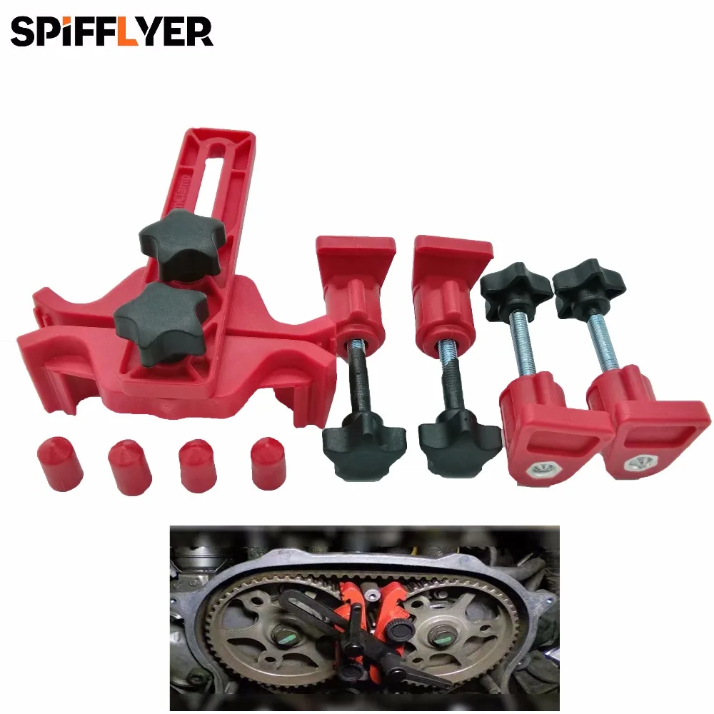 SPIFFLYER Car Auto Universal Dual Cam Clamp Camshaft Sprocket Gear