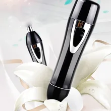 Горячий USB Аккумуляторный Эпилятор 2 в 1 Электрический мини-триммер для удаления волос носа электрическая бритва