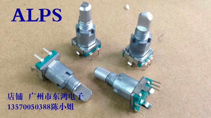 

1pcs ALPS Alps EC11 encoder, non positioning shaft length, 23mm smooth feel