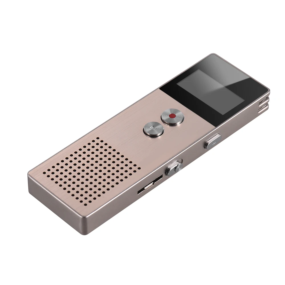 Aibecy M23 8GB Professional Digital Voice Recorder MP3 Muisc Player Audio Activated Recording with Loudspeaker Card Slot