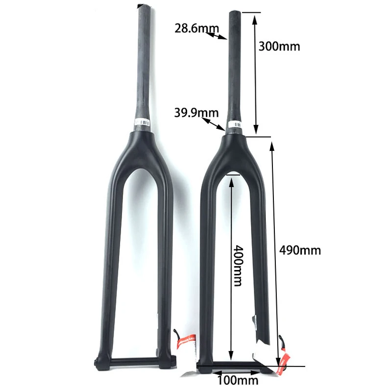 

carbon fork 29er MTB Fork bicycle fork disc rock shox Tapered Thru Axle 15mm bicicletas mountain bike 29 racing used bike fork