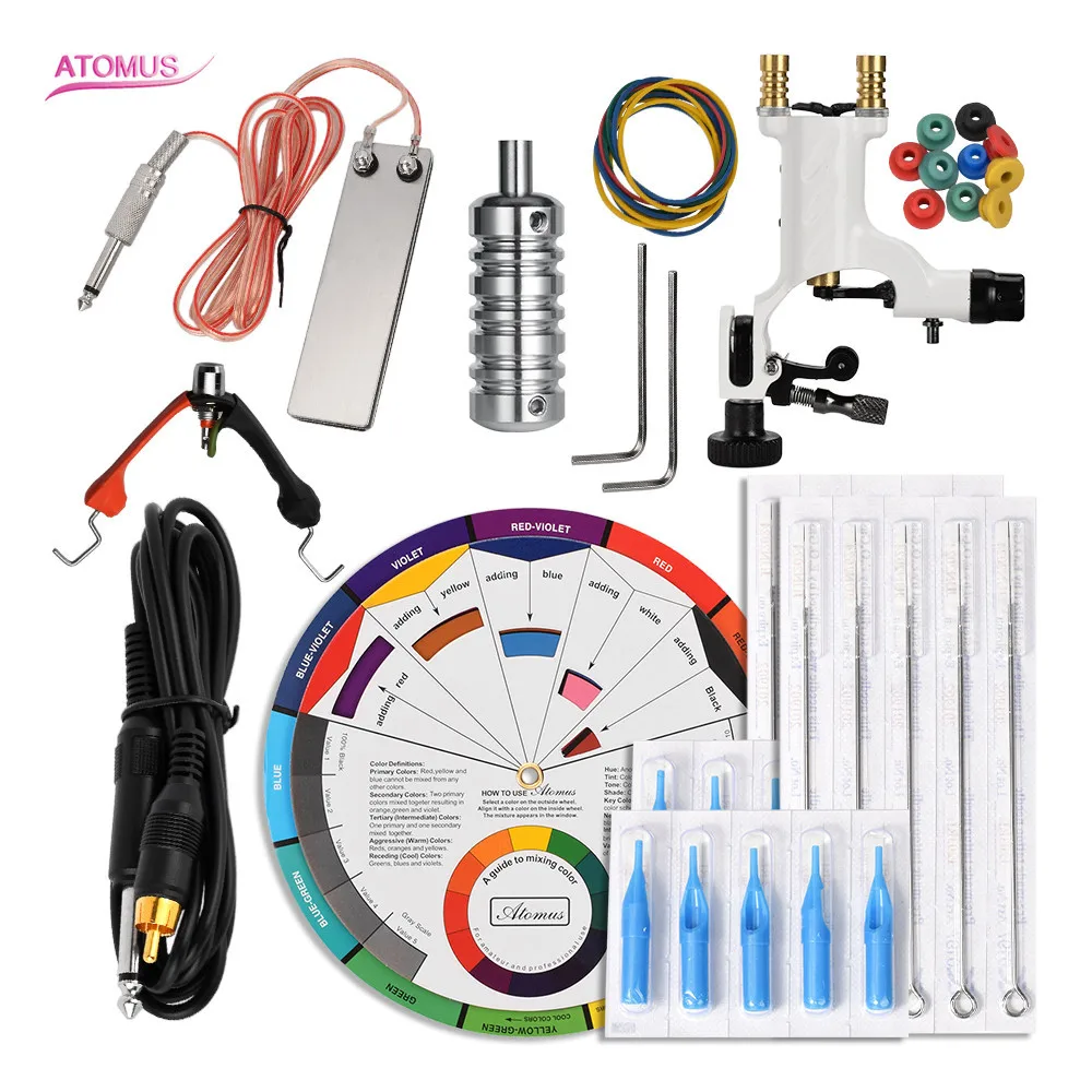 

Tattoo Machine Kits Iniciante Professional Tatoo Herramientas De Maquina Tip Machine Tattoo Kit Pen Set Tatoo Supplies Rotary