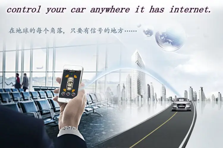 PLUSOBD дистанционный запуск двигателя Автомобильная сигнализация GPS для Audi A8L/A8LW12 с