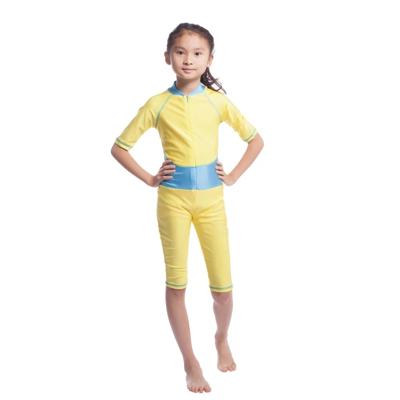 Factory Price font b Muslim b font Arab Kids Girls Swimwears Islamic Conservatism Beachwear Quick Drying