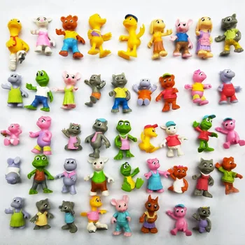 

Cartoon Animal Twisted Egg Toy Anime Action Figures Bear Duck Frog Mouse Rubber Model Kids Playing Toy Gift 50/100 pcs )Hot Sale