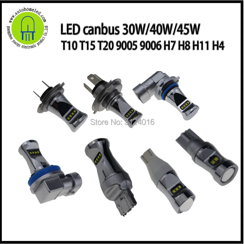2 шт. X dahosun canbus светодиодный чип с Philip ZES 10 30 в T10 W5W T15 W16W T20 7443 S25 3156 3157 H4 H7 H8 H11 9005
