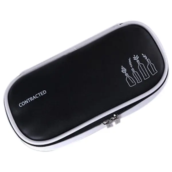 

Cute Pencil Case Large Capacity Stationery Makeup Cosmetic School Bag Purse School Supplies Stationery (Black-C)