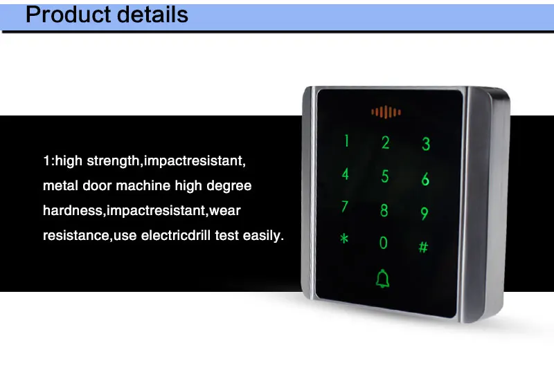 RFID автономный контроль доступа сенсорная Водонепроницаемая клавиатура электронный дверной замок без ключа замок для безопасности дверной замок система