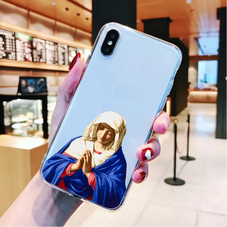 Мягкий чехол для телефона Art Fresco Michelangelo Creation of Adam для iPhone 11 Pro Max SE 5S 6 6s 7 8 Plus X XR XS MAX