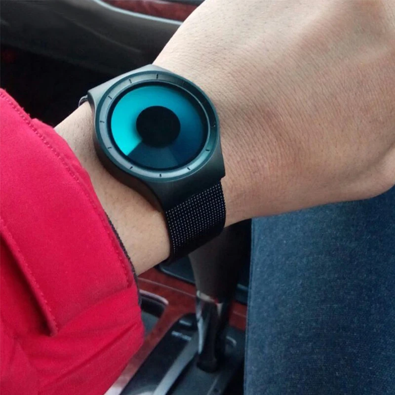 Лидирующий бренд torbollo Уникальный кварцевые часы Повседневное Мужская Черная