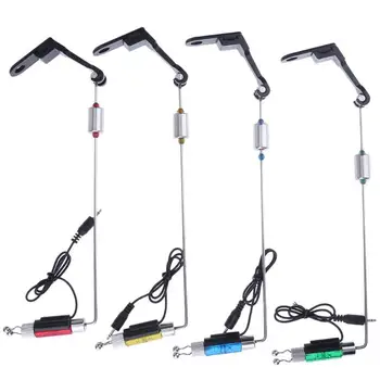 

4Pcs Fishing Alarm Electronic Illuminated Carp Coarse Carp Fishing Swinger Bite Alarms Indicator Set Fishing Tackle Z70