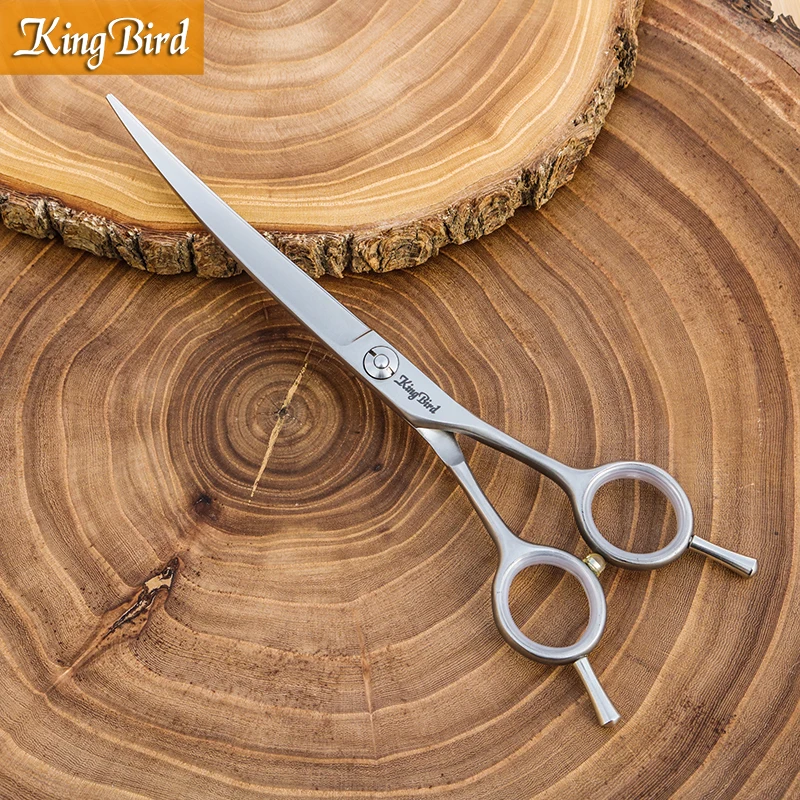 Изогнутые Ножницы для ухода за собакой 7 дюймов профессиональные ножницы