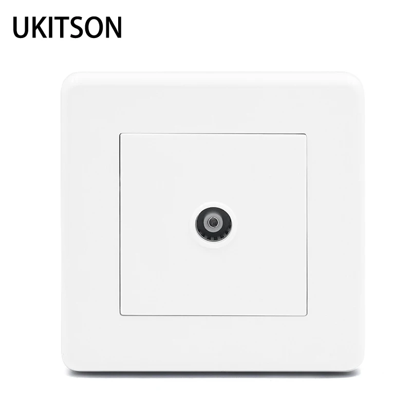 White PC Coaxial TV Wall Panel pic 1