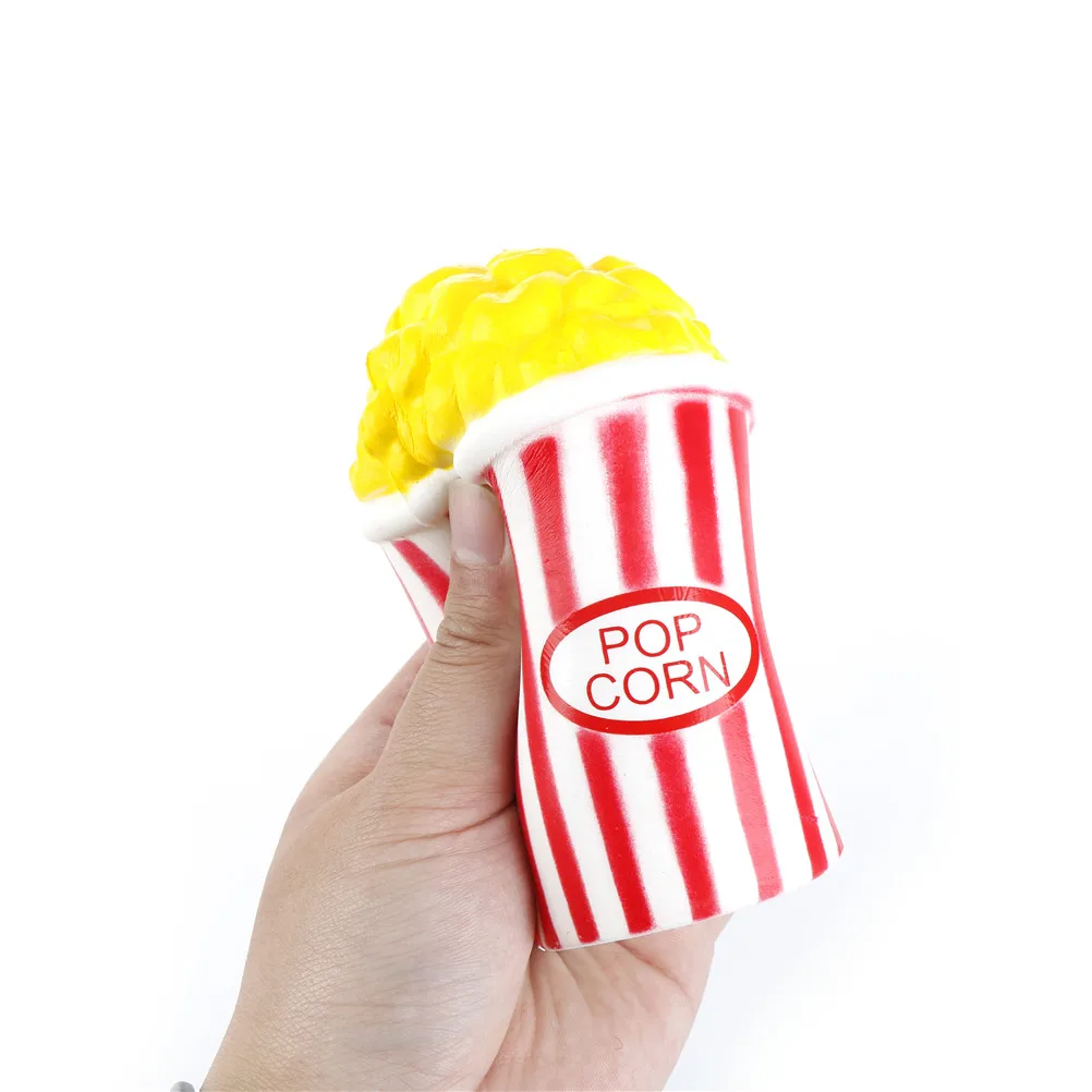 JINHF 12.5cm Popcorn Jumbo Soft Slow Rising Phone Straps Pendant Cream Scented Food Cake Bread Kid Toy Fun Gift | Мобильные телефоны