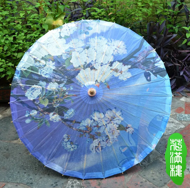 Buy Bule Bottom Flowering Cherry Blossom Oil Paper