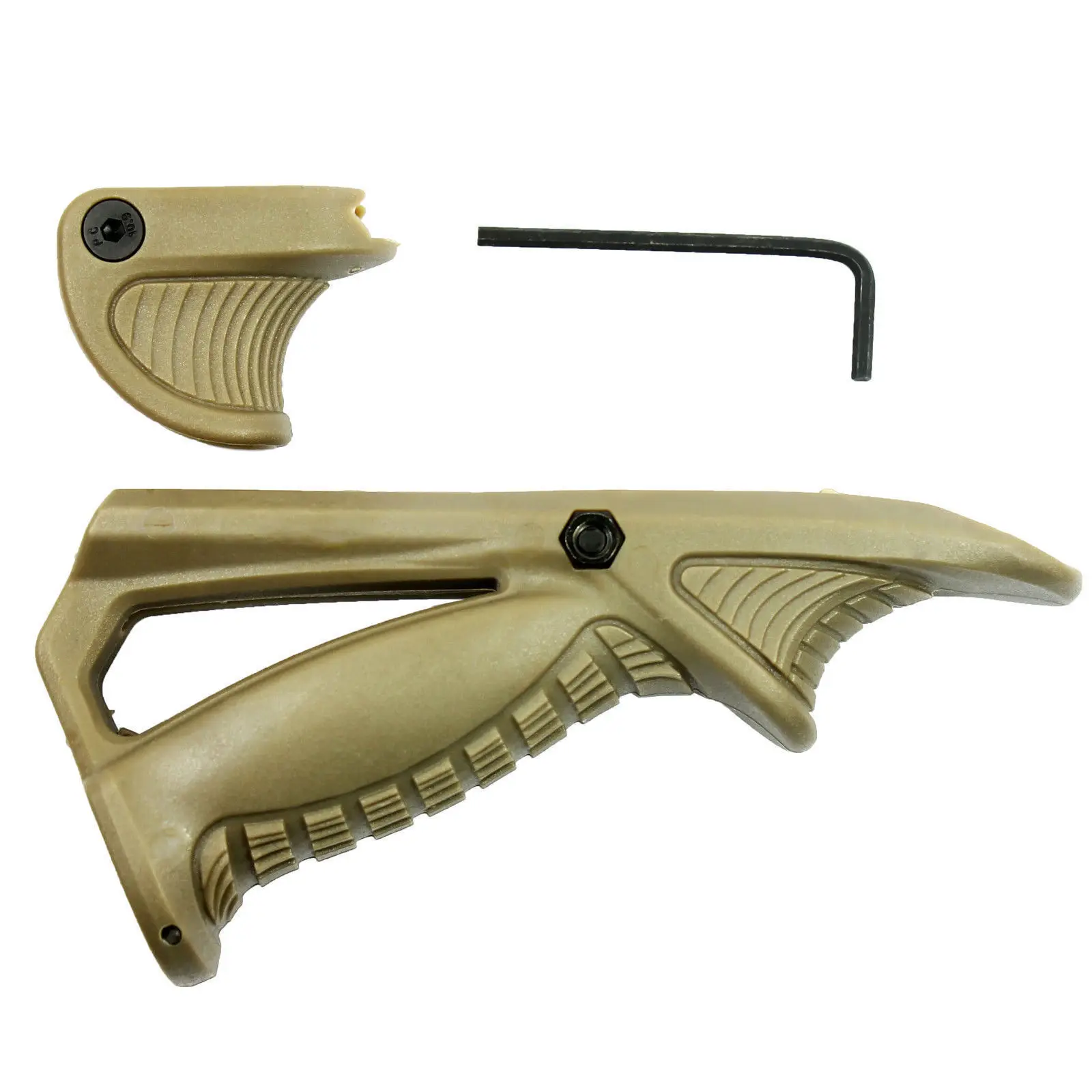 

Appearance Modification Tactical Handle for Nerf 21mm Width Guide Rail Black Sand Two Version