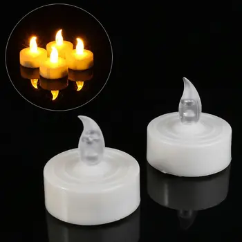 

12pcs Electronic LED Candle Lights Flameless Tea Lamps Home Decoration For Wedding Birthday Christmas