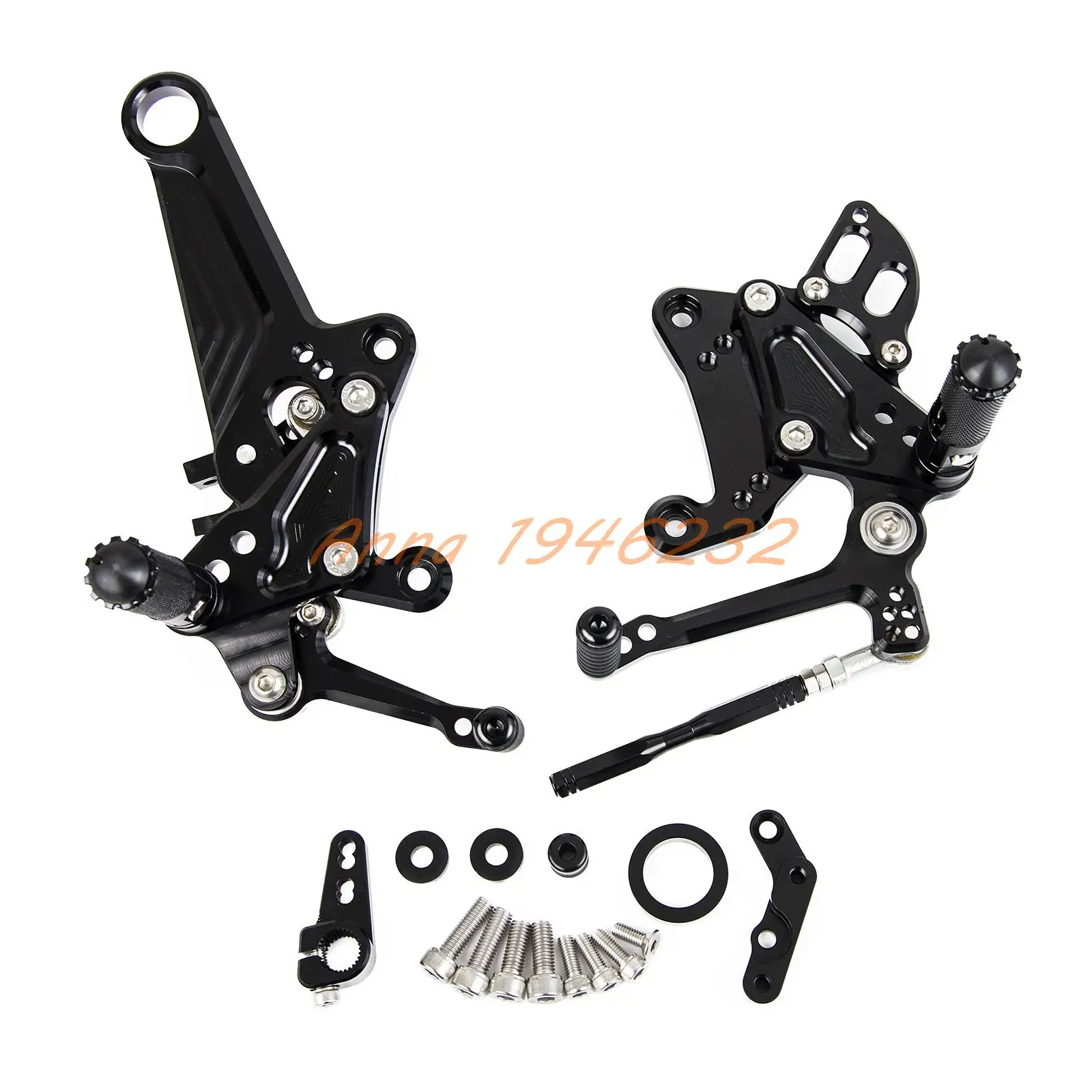

New Arrived CNC Adjustable Foot pegs Rearset Footrests Rear Sets For Ducati Diavel 2011 2012 2013 2014 2015 2016