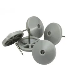 1000 шт./лот 16 мм/19 мм защитные eas-метки pin \ шпильки для EAS hard теги рифленая серый/зонтик Форма электронного отслеживания товаров, при заказе от противокражная жёсткая бирка Pin-код