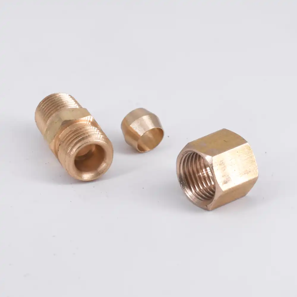 1//8/" NPT Female Thread TO 1//4/" 6.35mm Hose Barb Straight Brass Fitting Union F
