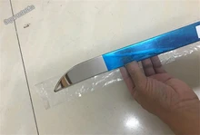 Para Mitsubishi Outlander 2013-2017 Acero Inoxidable Portón Trasero Tapa Del Tronco de Trim 1 Unids