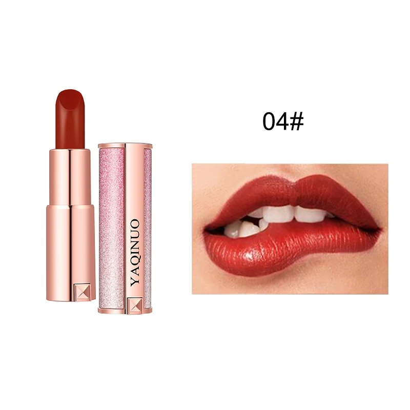 2019 1PC Moisturizing Waterproof Makeup Cosmetics tools High Quality Starlight Lipstick Long Lasting Non-marking Lip stick