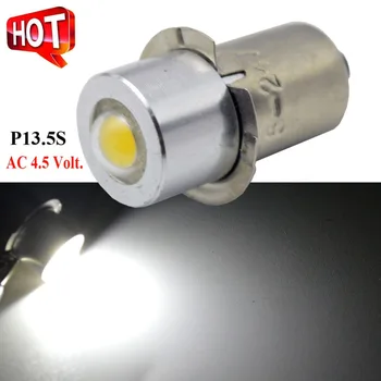 

1pcs 1W 150 lm P13.5s PR2 PR3 White 6000K Yellow 3000K Flashlight LED Bulb AC4.5V 6V 12V Torch Lamp