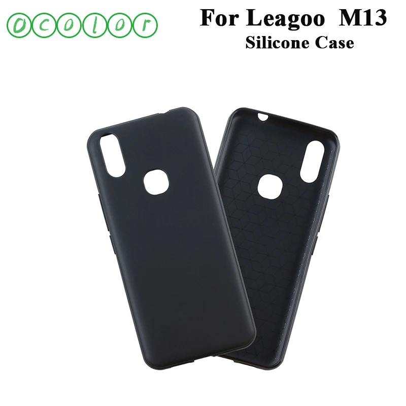 Ocolor для Leagoo M13 силиконовый чехол противоударный мобильного телефона защитный 6 1