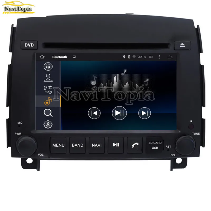 Clearance NAVITOPIA 4G RAM 64G ROM PX6 Six Core Android 9.0 Car DVD Player GPS Navigation for Hyundai Sonata NF Yu Xiang 2006 2007 2008- 6