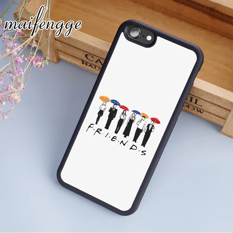 maifengge FRIENDS FUNNY TV SHOW LOGO NOVELTY Case For iPhone 5 6 7 8 plus 11 12 Pro X XR XS Max Samsung Galaxy S7edge S8 S9 | Мобильные