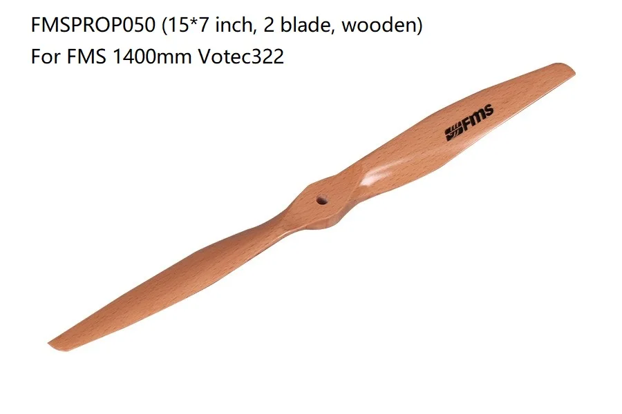 

FMS 1400mm Votec 322 V322 Propeller Wooden 15x7 inch 2 blade FMSPROP050 RC Airplane Aircraft Model Plane Spare Parts