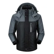 Зимняя мужская куртка с подкладкой Мужская термопальто для мужчин туристические куртки верхняя одежда непромокаемая ветрозащитная Chaqueta M-XXXXL