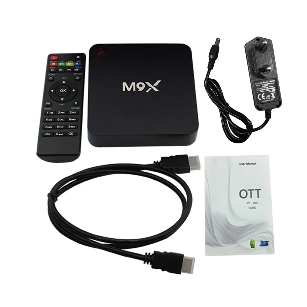 

4K Quad Core Smart TV Box Large Memory Size 1+8GB WIFI Media Player for Android for Home Entertainment