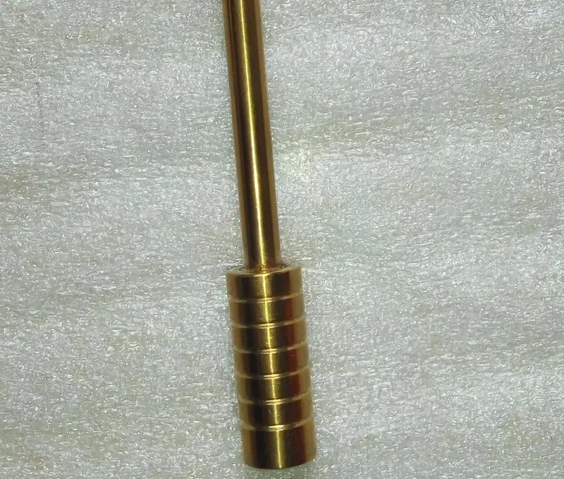 26CM Stainless steel bartender swizzle sticks golden 304 metal swizzle sticks