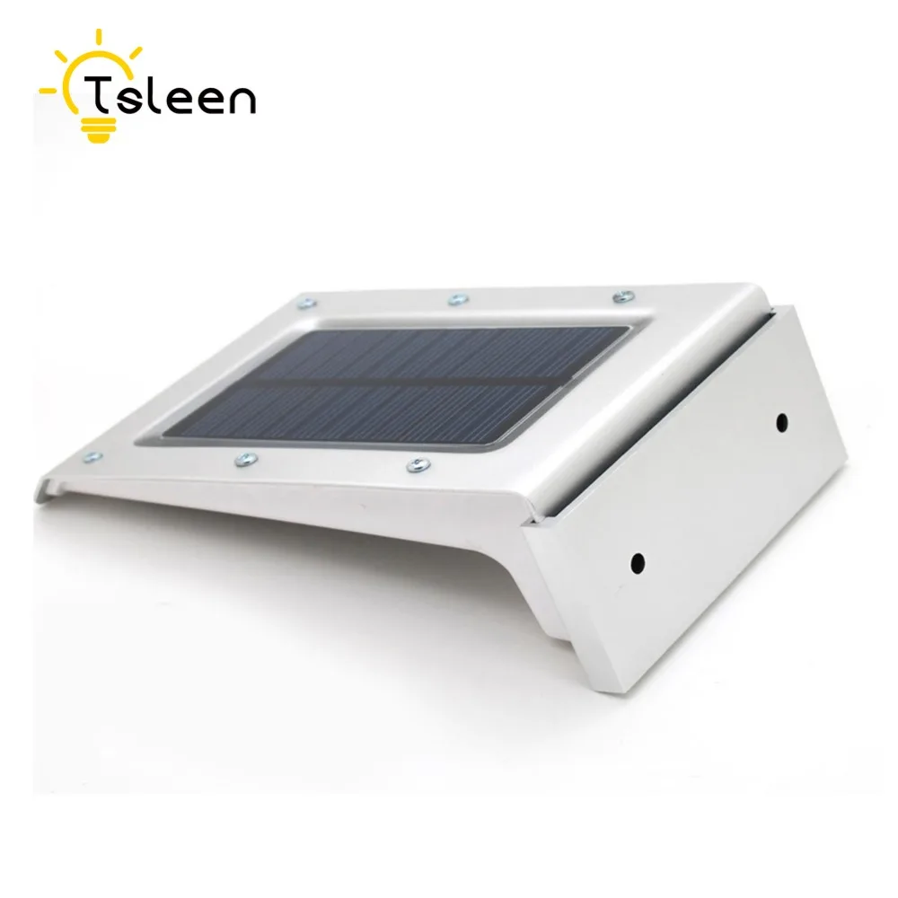 

4x High Bright Aluminum Shell IP65 Solar Power PIR Sensor 20 LED Light Outdoor Manor Wall Garage Lamps lamparas solares exterior