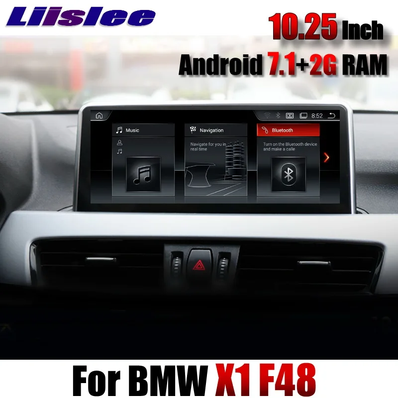 Android 7.1 Navi CarPlay 10.2 INCH 2G RAM Liislee For BMW X1 F48 2012~2018 Original NBT EVO System Car Multimedia GPS Navigation 18