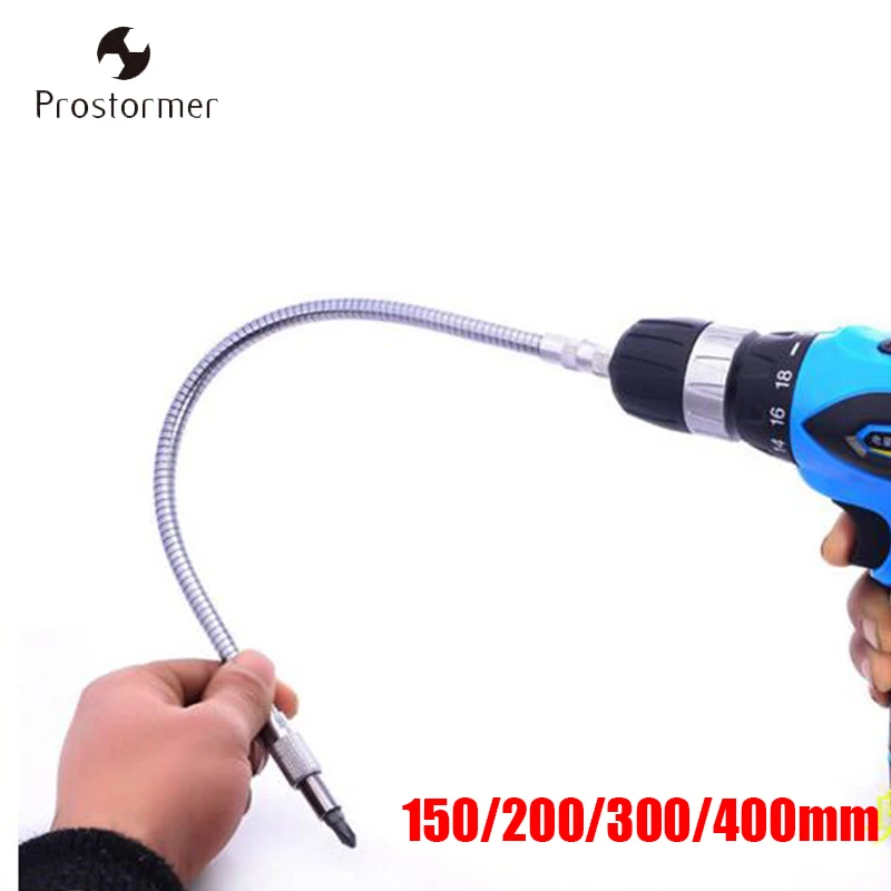 Prostormer Flexible Drill Shaft Extension Metal Electronic Drill