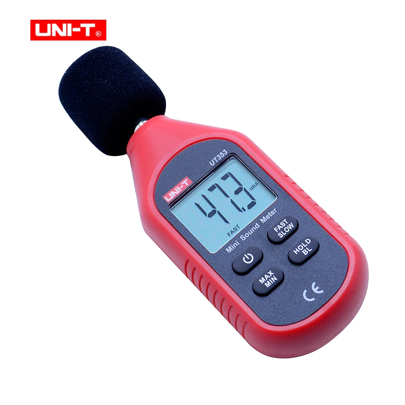 UNI-T, мини-светильник, Цифровой Люксметр UT333 UT353 UT363 UT383, цифровой термометр, гигрометр, измеритель уровня звука, анемометр - Цвет: UT353