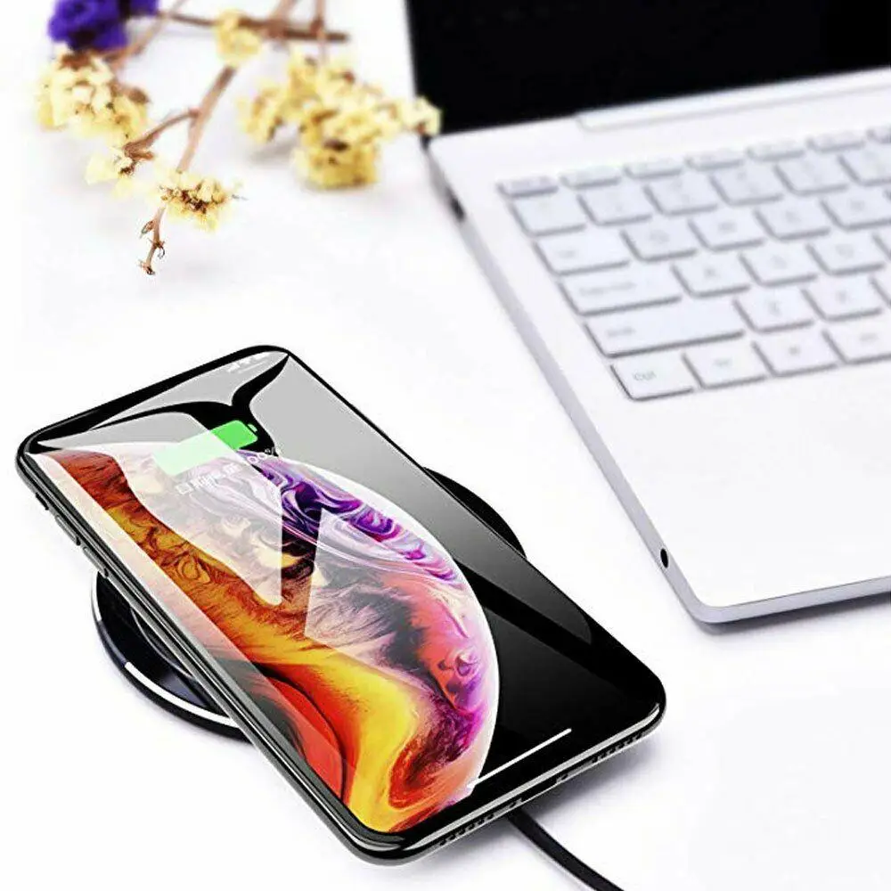 Group Vertical Fast Wireless Charger Qi Smart Quick Charge For Samsung Galaxy S10 Plus S9 S8 S7 Note 9 8